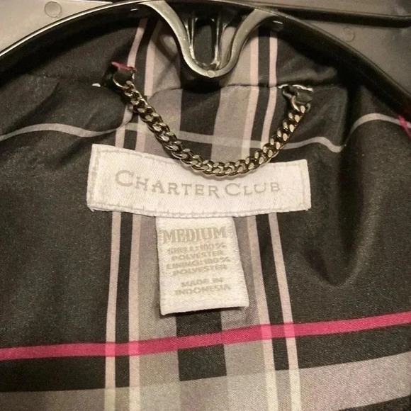 Charter Club Plaid Vest Size Med - Picture 2 of 8